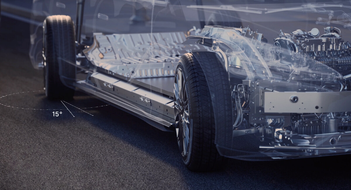 同级领先15°智能蟹行